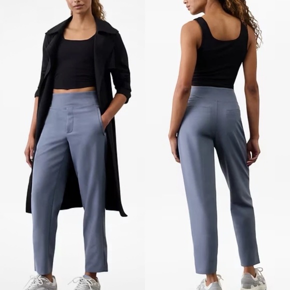 Athleta Pants - ATHLETA Endless High Rise Pants Women's Size 12 Shadow Blue 533636